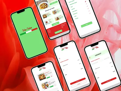 Order Italian app design typography ui ux