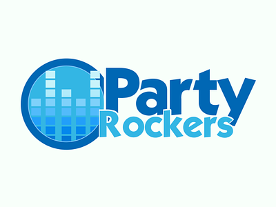 Party Rockers graphic design logo ui