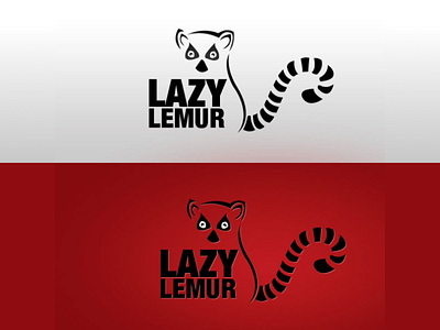 LAZY LEMUR graphic design logo ui