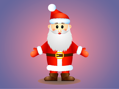 Santa Claus adobe illustrator christmas design gift graphic design holiday icon illustration new year santa claus vector