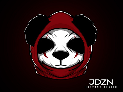 JDZN characterdesign custom logos design illustration logo mascot panda panda art