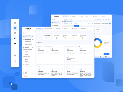 UI Exploration - a SIEM Dashboard dashboard design exploration figma redesign ui ui design