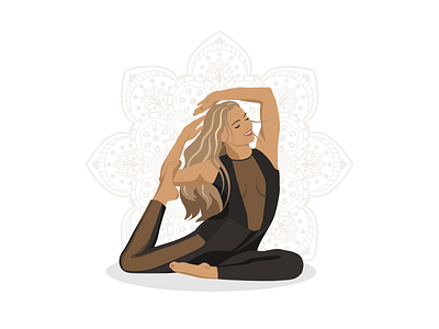 Yoga and meditation beautiful graphic design health mandala meditation motion graphics motivation yoga yogalife yogapose
