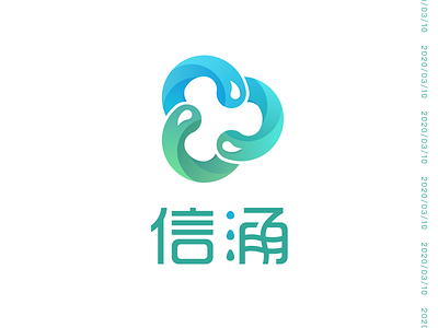 logo blue green logo
