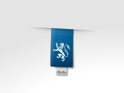Old Mydo logo icon label logo tag