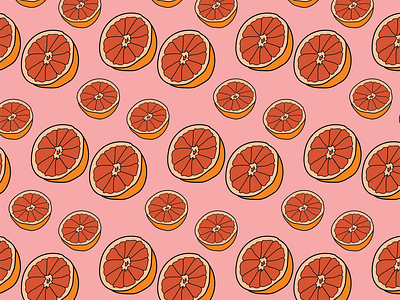 Orange Pattern by Courtney Graben