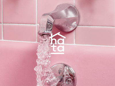 hata | household chemicals | logo design branding character logo cosmetic cosmetics design detergent detergent logo gentle logo graphic design home home logo house house logo household household chemicals identity logo logotype makeup pink logo