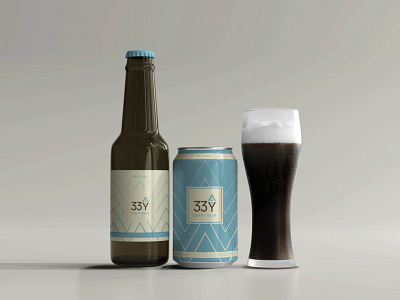 33Y craft beer \ Logo and packaging design