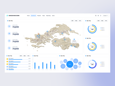 Data visualization background design/light