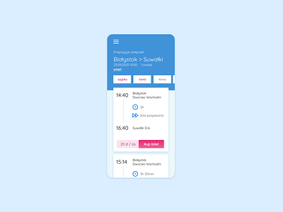 Travel app - quick redesign