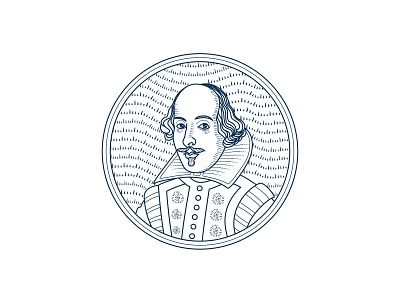 Shakespeare celebrity 插画