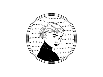 Audrey Hepburn 名人 插画