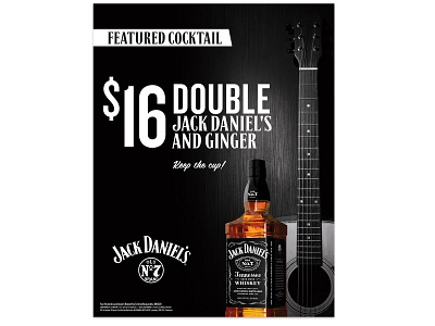 Jack Daniel's Poster alcbev design