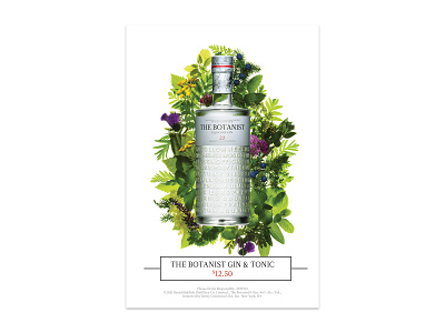 Botanist Gin & Tonic alcbev design