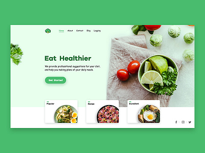 A food page ui