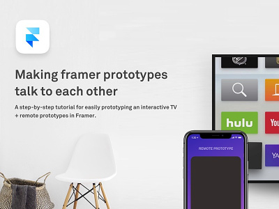 Framer Prototypes + Websockets android android tv animation app apple tv framer framer100 interaction ios navigation prototype ui
