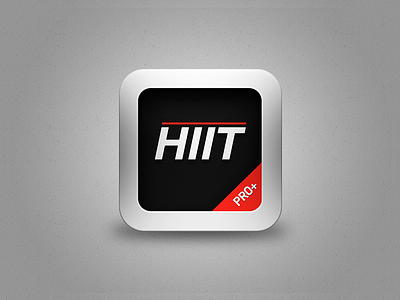 App Icon - HIIT Pro app exercise hiit icon ipad iphone training workout