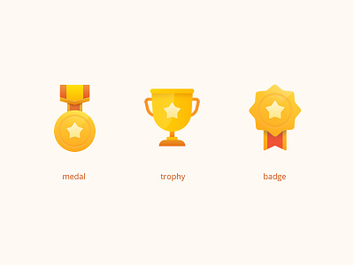 Medal！Trophy！Badge！