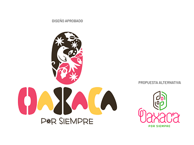 OAXACA POR SIEMPRE - Cadena de cafeterías branding design logo