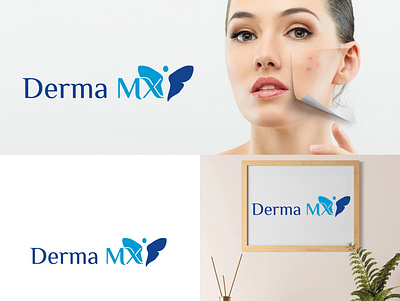 logo design for a dermatological medical clinic branding design illustration logo vector