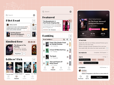 Reading App Design Concept