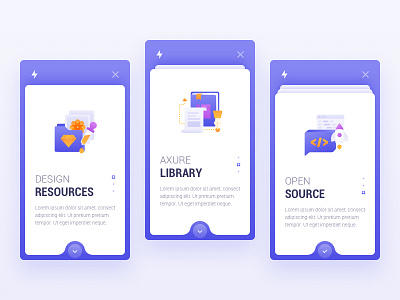 Welcome Screen app axure code document illustration mobile onboarding sketch