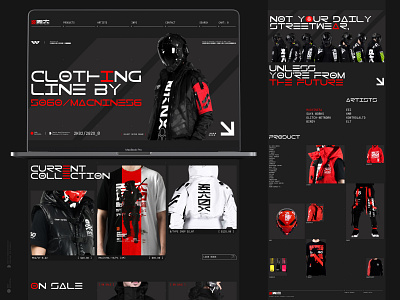 Machine56 | E-commerce Redesign