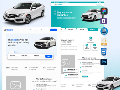 CarsSecond car car sale car second car site car web carwebsite design ui ux