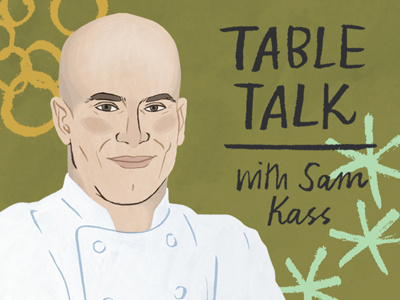 Table Talk II illustration ink photoshop