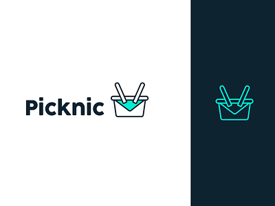 picnic Logo branding design illustration illustrator ui ux vector