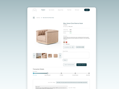 Product Page for an Interior Design SaaS