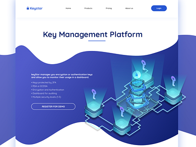 Key Management SaaS Illustration & UI