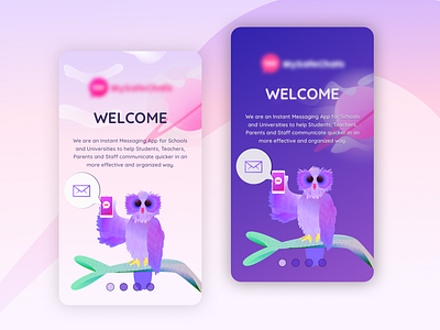 Splash Screen for Communication App app branding design illustration illustrator logo ui ux vector web