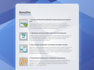 Benefits Illustrations