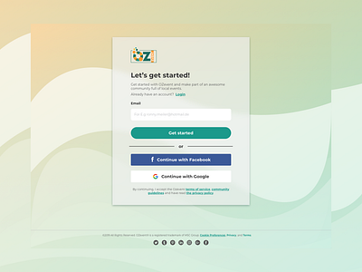 Register Screen branding design illustration illustrator ui ux uxui vector web