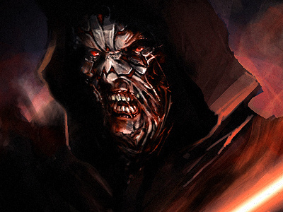 Dribbble Sithlord digital art fanart movie photoshop speedpainting