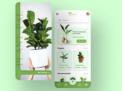 Plant Pal - Plant Shopping App UI