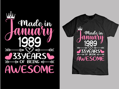 Birth Day T-Shirt design