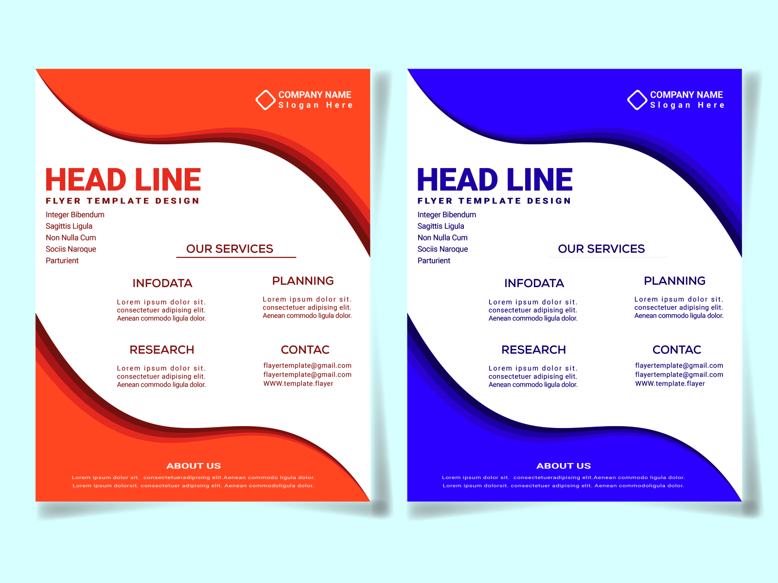 Flyer template design by Safayet Hossain on Dribbble