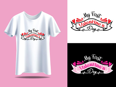 Valentine's day T shirt design