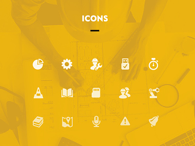 Industrial icons icon