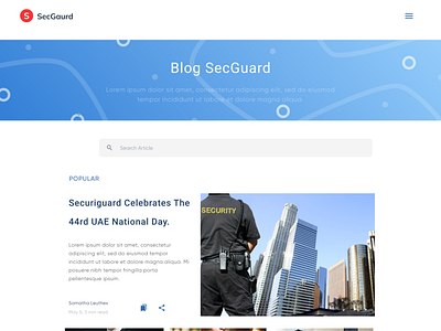 Security guard blog