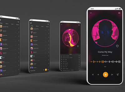 Music player UI/UX design #design