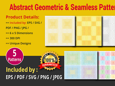 Abstract Geometric & Seamless Pattern