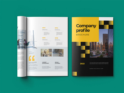 Company Profile Or Brochure annual report booklet branding brochure brochure design brochure template business brochure company profile company proposal design graphic design illustration