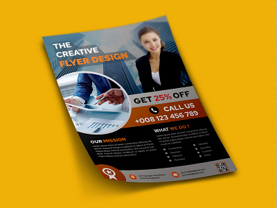 Creative business flyer template