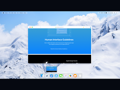 macOS desktop icon macos safari ui