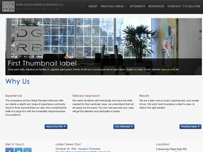 Law Firm Home Page
