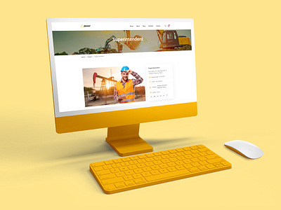 Jazeer Company Profile Web Desktop Preview