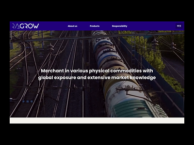 Ragrow Website startup ui website